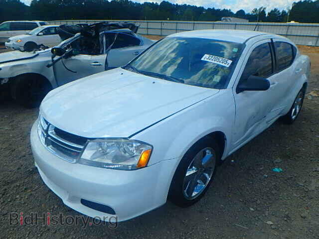 2012 DODGE AVENGER - VIN: 1C3CDZAB7CN181955 - Фото 2