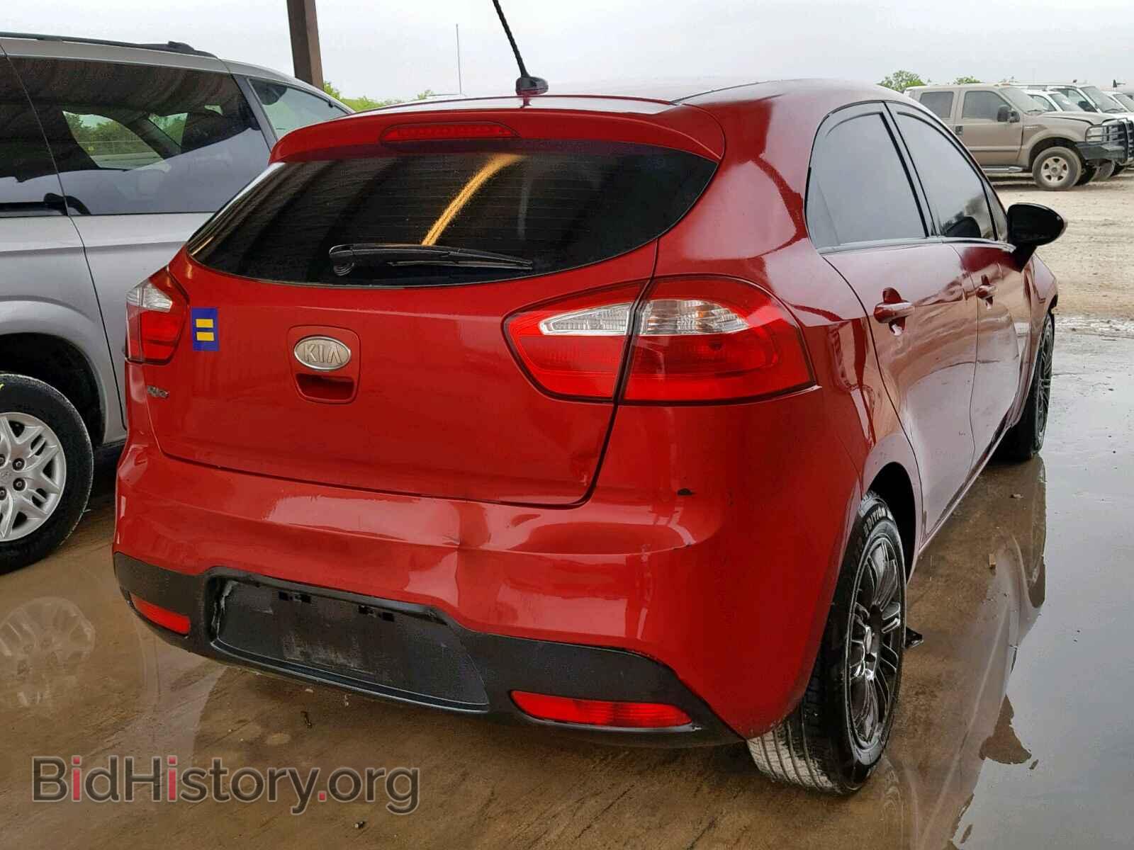 2012 KIA RIO - VIN: KNADM5A34C6014655 - Фото 4