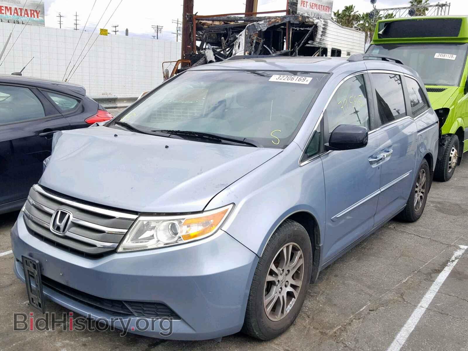 2011 HONDA ODYSSEY EX - VIN: 5FNRL5H61BB051855 - Фото 2