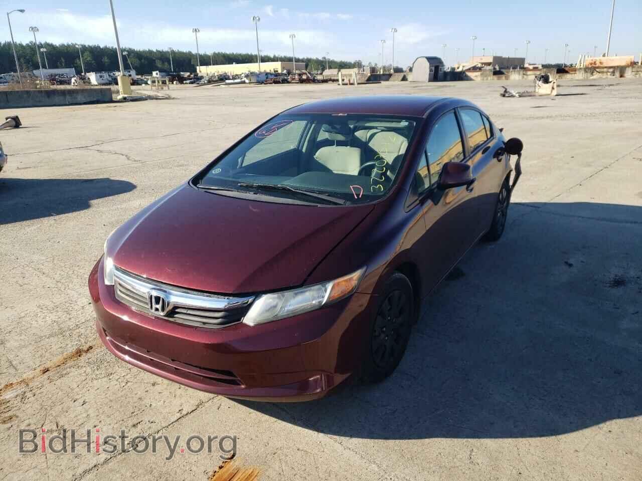 2012 HONDA CIVIC - VIN: 2HGFB2F55CH574937 - Фото 2