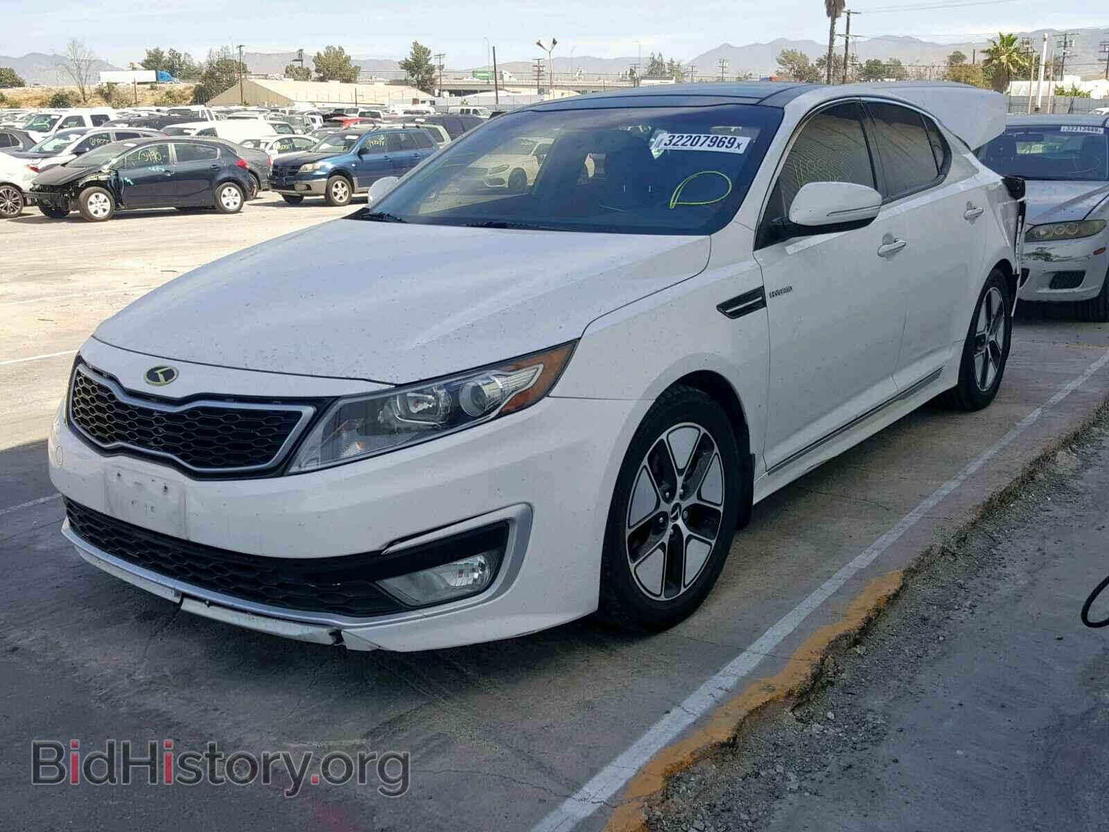 2013 KIA OPTIMA HYB - VIN: KNAGM4ADXD5053774 - Фото 2