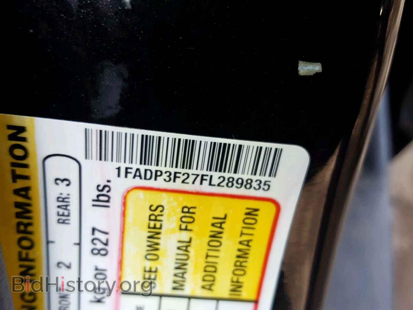 2015 FORD FOCUS SE - VIN: 1FADP3F27FL289835 - Фото 10