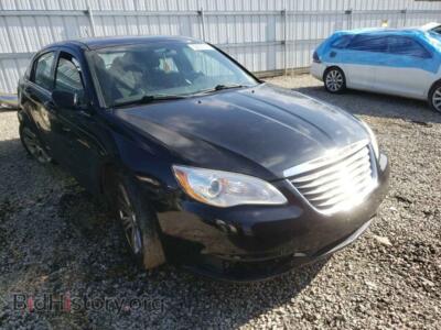 2013 Chrysler 200 200 Tourin, black — VIN 1C3CCBBB1DN656686, Copart