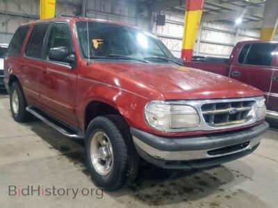 1998 Ford EXPLORER, темно-бордовый — VIN 1FMZU34E3WZB01925, Copart