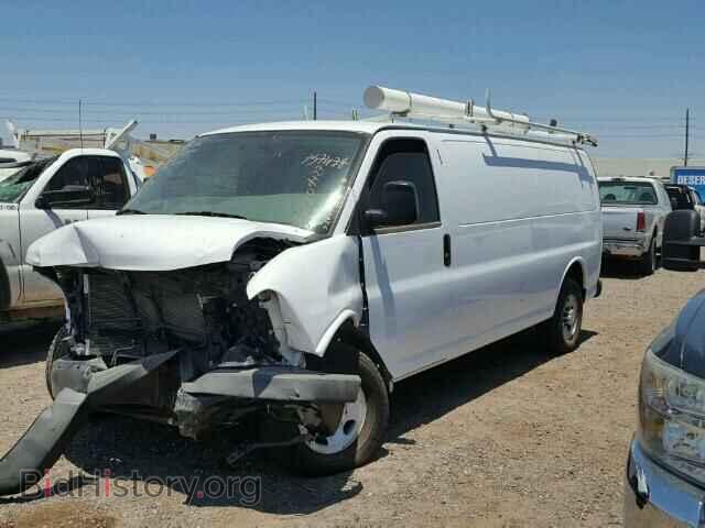 2015 CHEVROLET EXPRESS - VIN: 1GCWGGCF2F1287715 - Фото 2