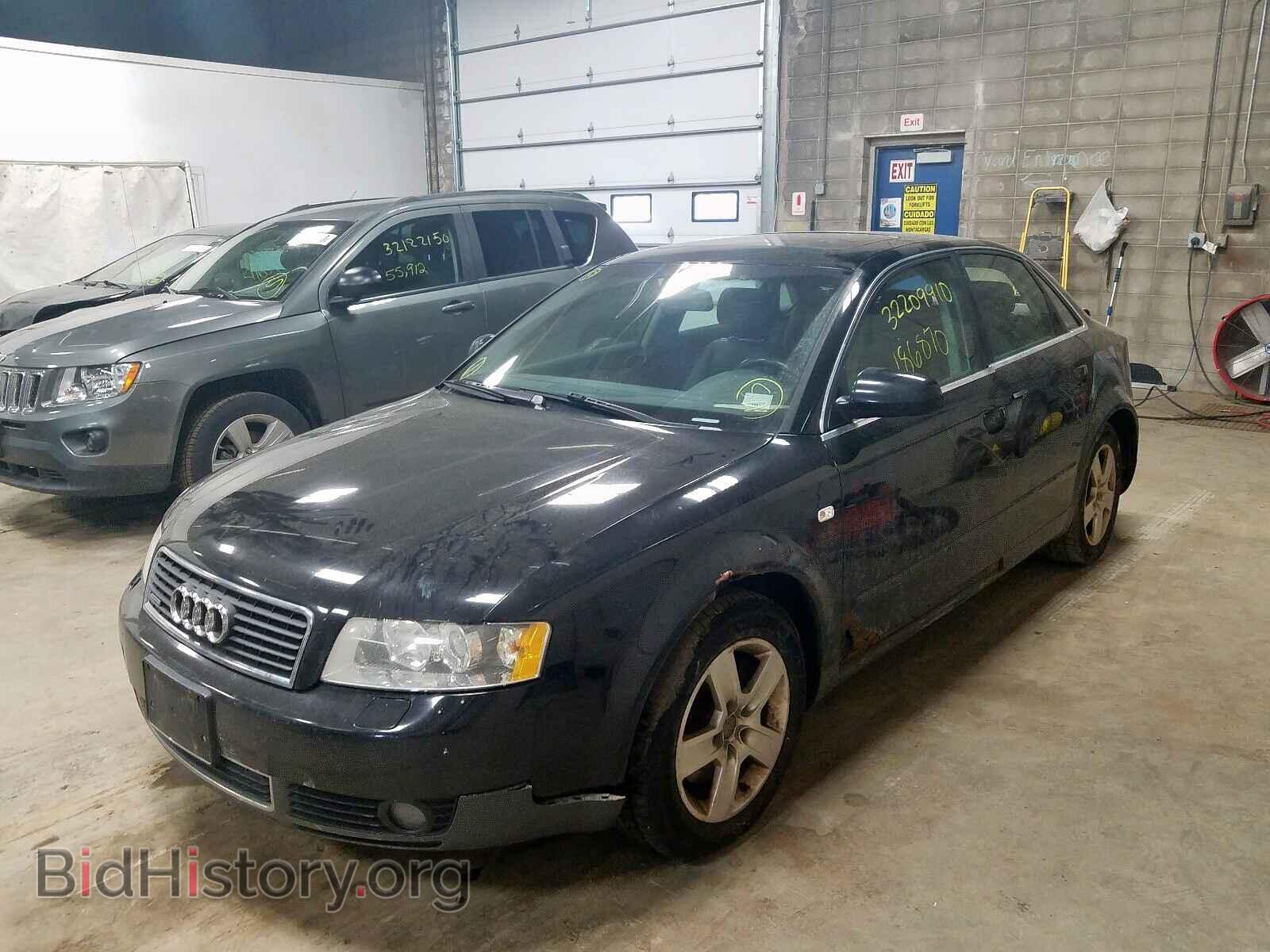2002 AUDI A4 - VIN: WAULT68E32A308412 - Фото 2