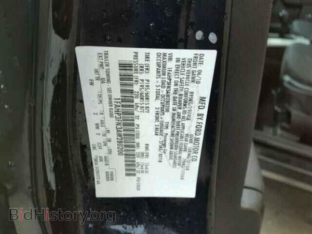 2010 FORD FOCUS - VIN: 1FAHP3FN3AW280200 - Фото 10