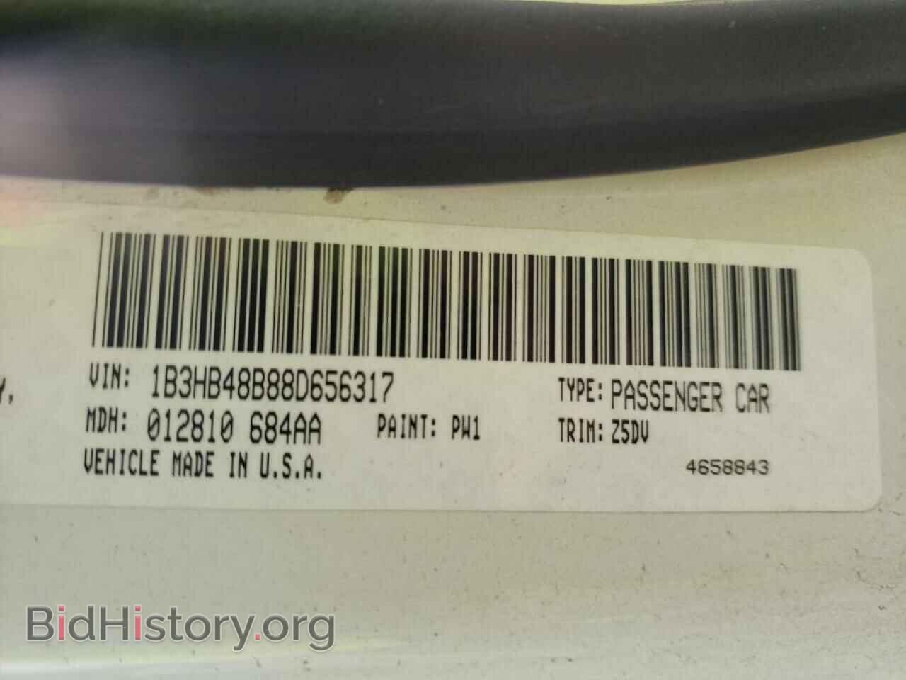 2008 DODGE CALIBER - VIN: 1B3HB48B88D656317 - Фото 10