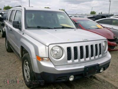 2012 Jeep PATRIOT SP, серебристый — VIN 1C4NJRBB6CD543646, Copart