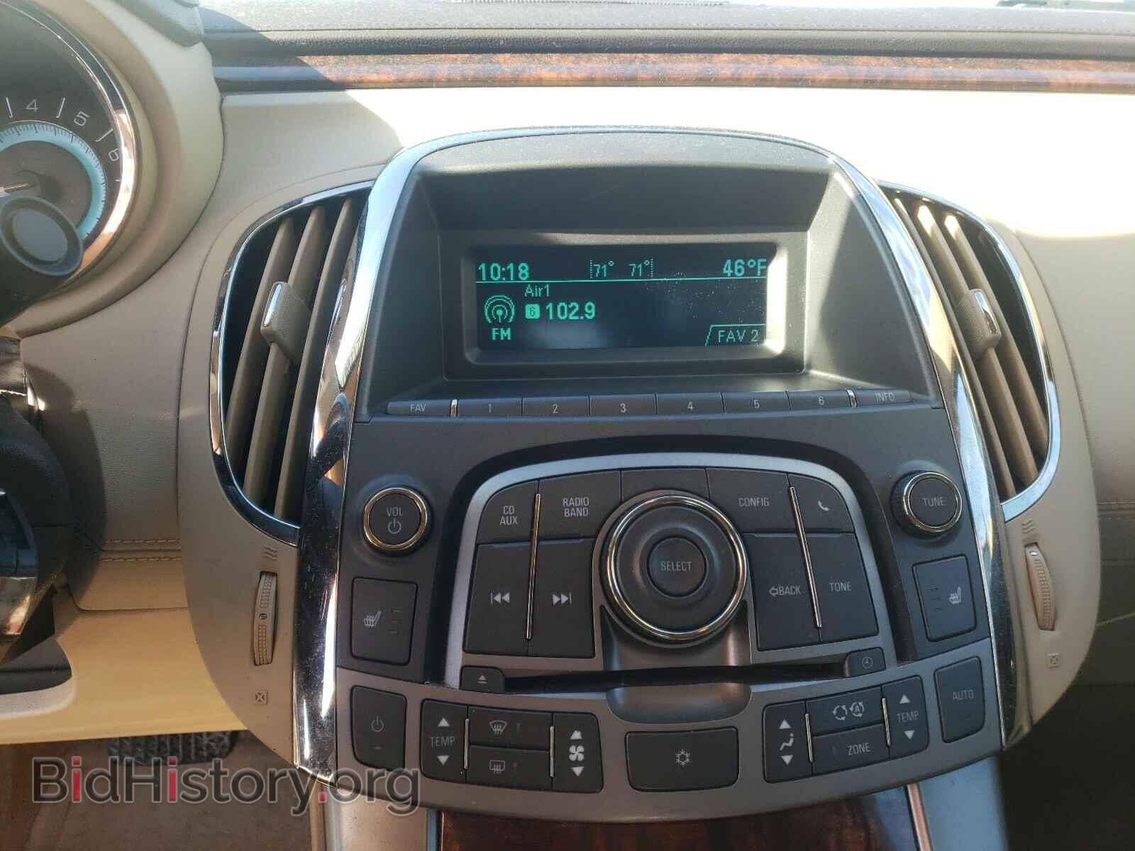 2012 BUICK LACROSSE - VIN: 1G4GD5E3XCF144168 - Фото 9