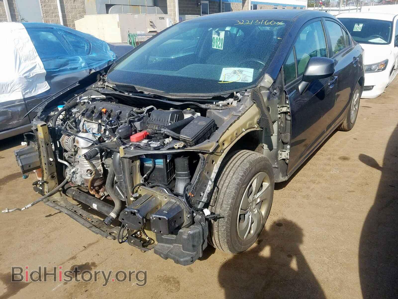 2013 HONDA CIVIC - VIN: 2HGFB2F52DH600394 - Фото 2