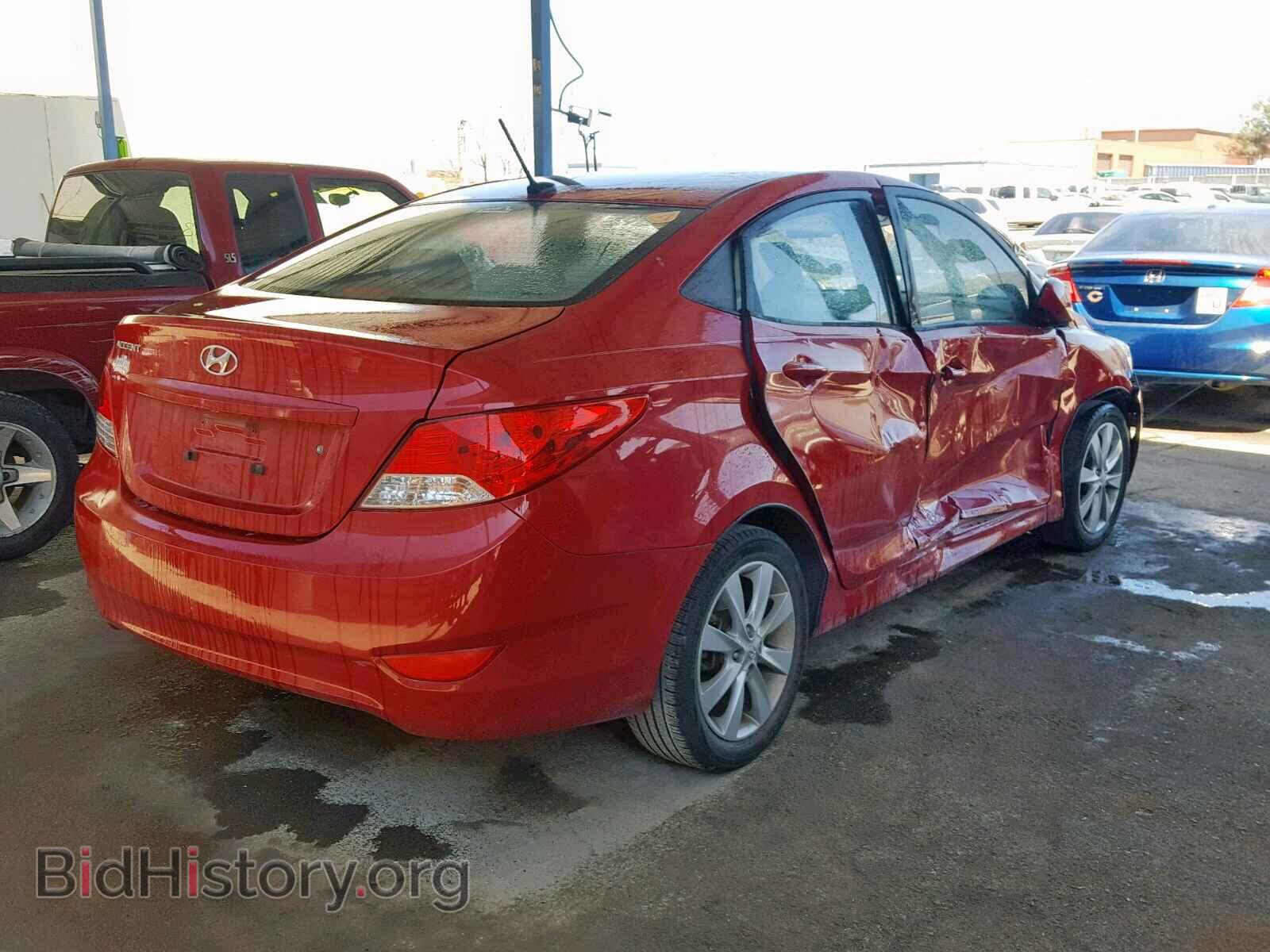 2012 HYUNDAI ACCENT - VIN: KMHCU4AEXCU088728 - Фото 4