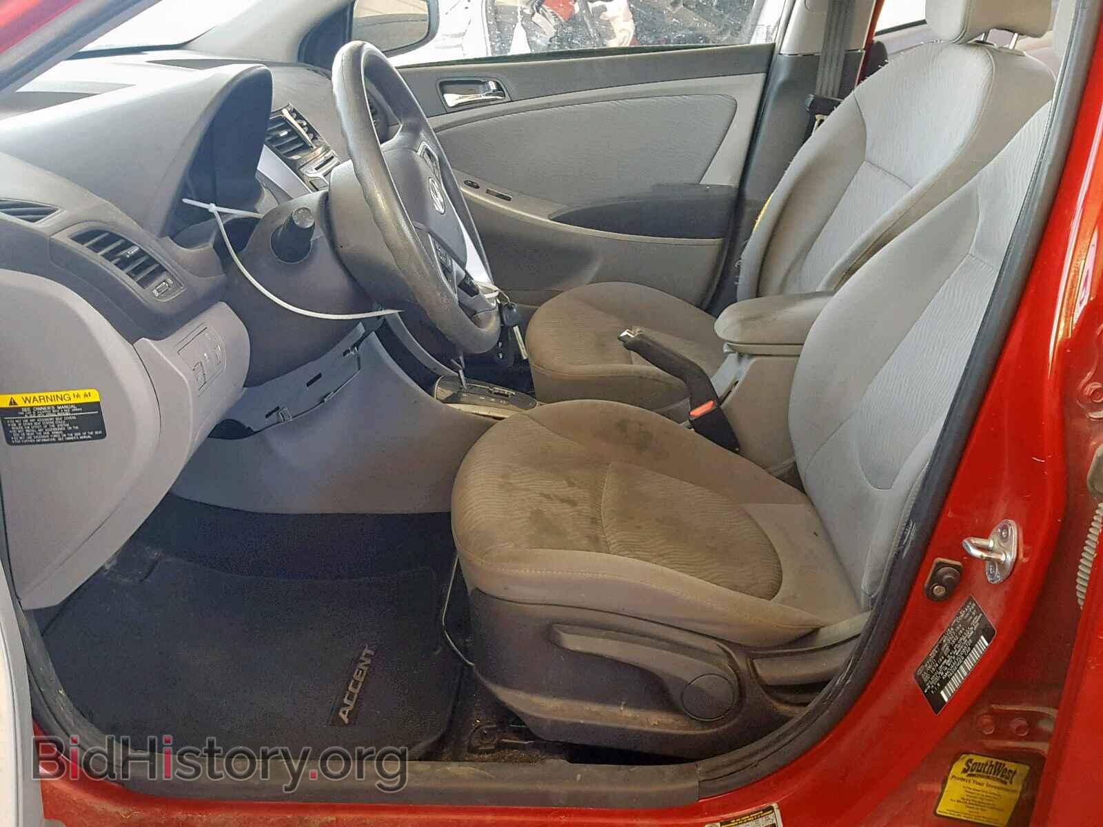 2012 HYUNDAI ACCENT - VIN: KMHCU4AEXCU088728 - Фото 5