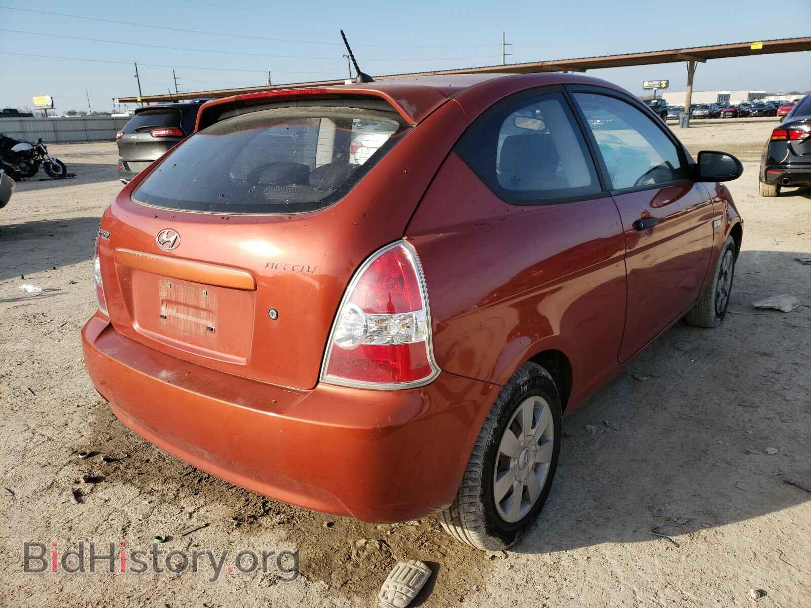 2007 HYUNDAI ACCENT - VIN: KMHCM36C47U020674 - Фото 4