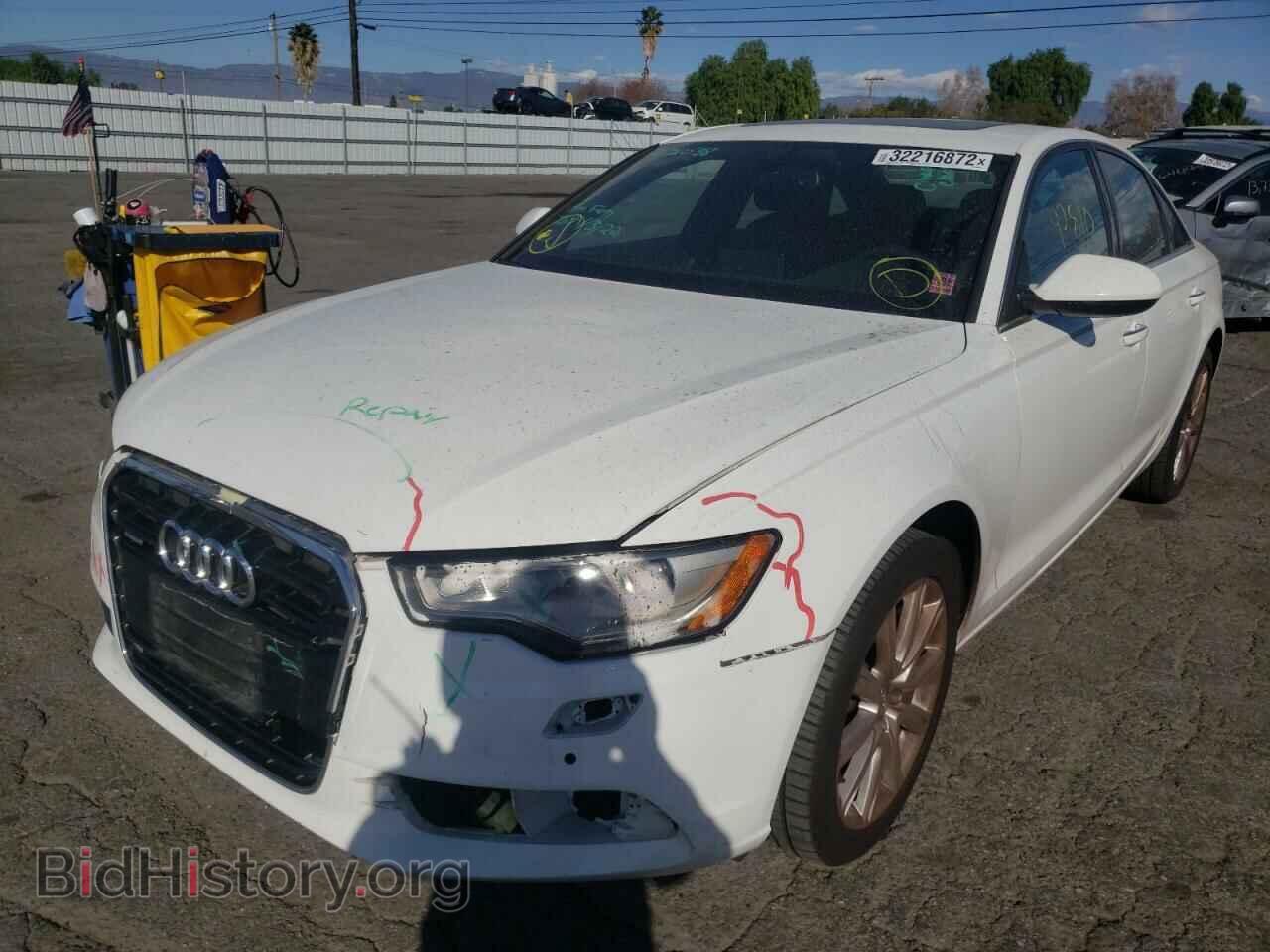 2014 AUDI A6 - VIN: WAUGFAFC3EN098193 - Фото 2