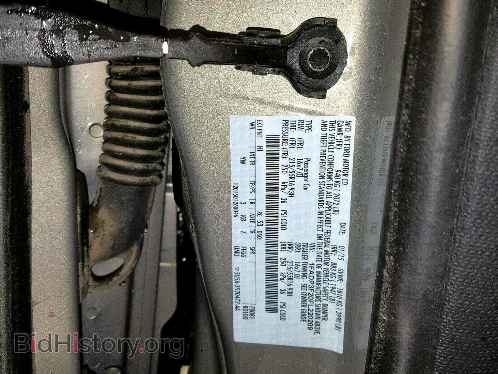 2015 FORD FOCUS SE - VIN: 1FADP3F20FL220209 - Фото 10