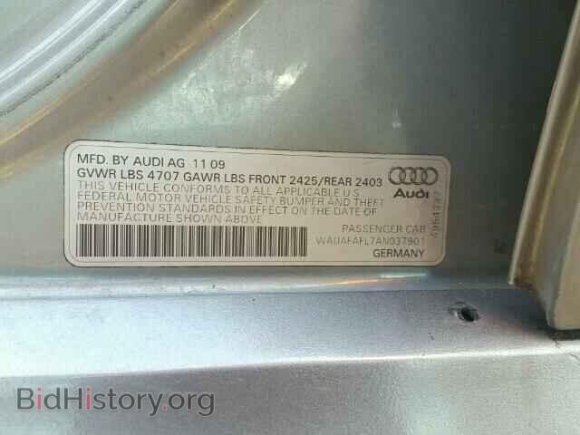 2010 AUDI A4 - VIN: WAUAFAFL7AN037901 - Фото 10