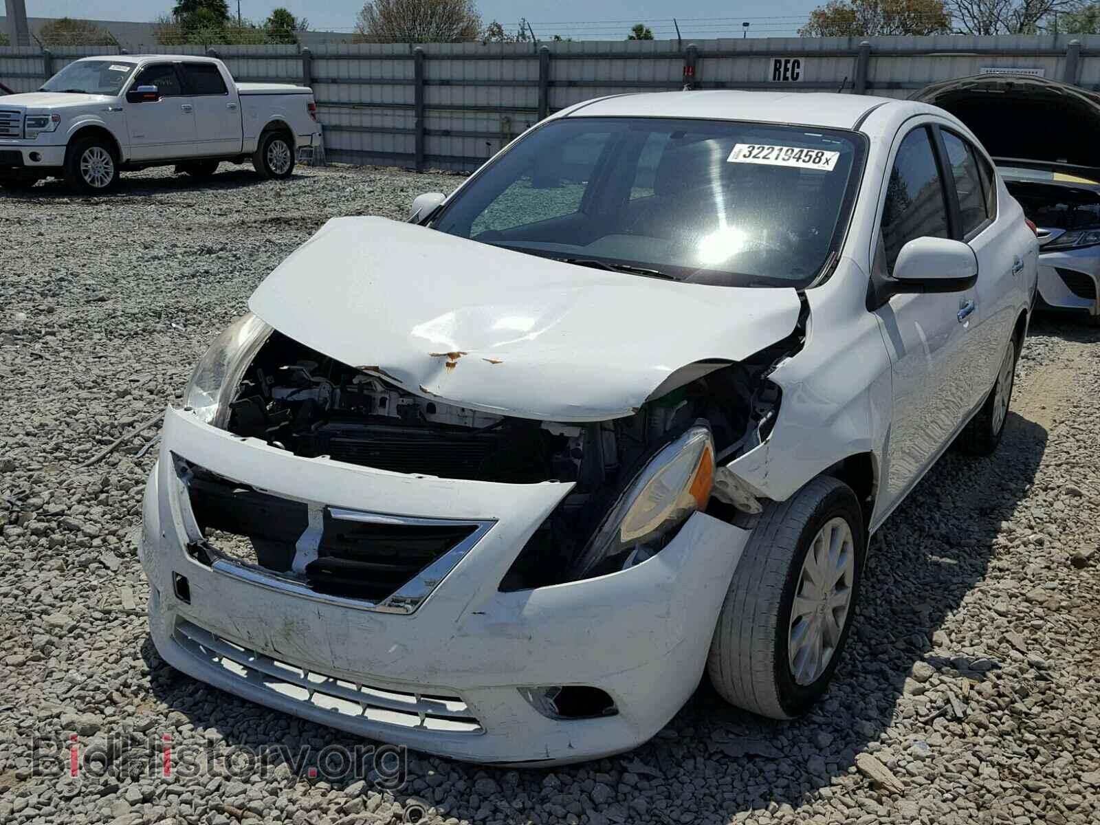 2012 NISSAN VERSA - VIN: 3N1CN7AP0CL828854 - Фото 2