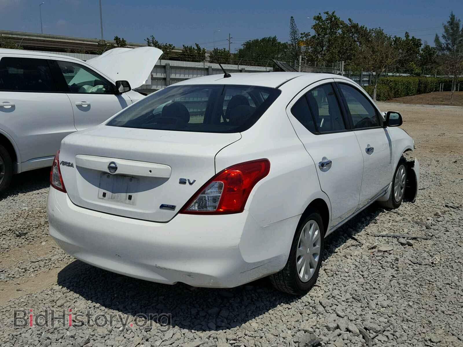 2012 NISSAN VERSA - VIN: 3N1CN7AP0CL828854 - Фото 4