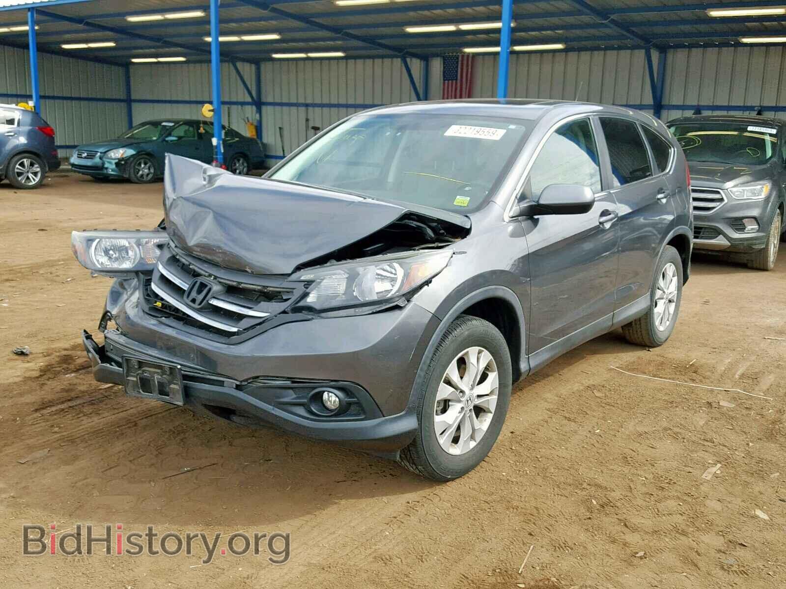 2013 HONDA CR-V EX - VIN: 2HKRM4H59DH656421 - Фото 2