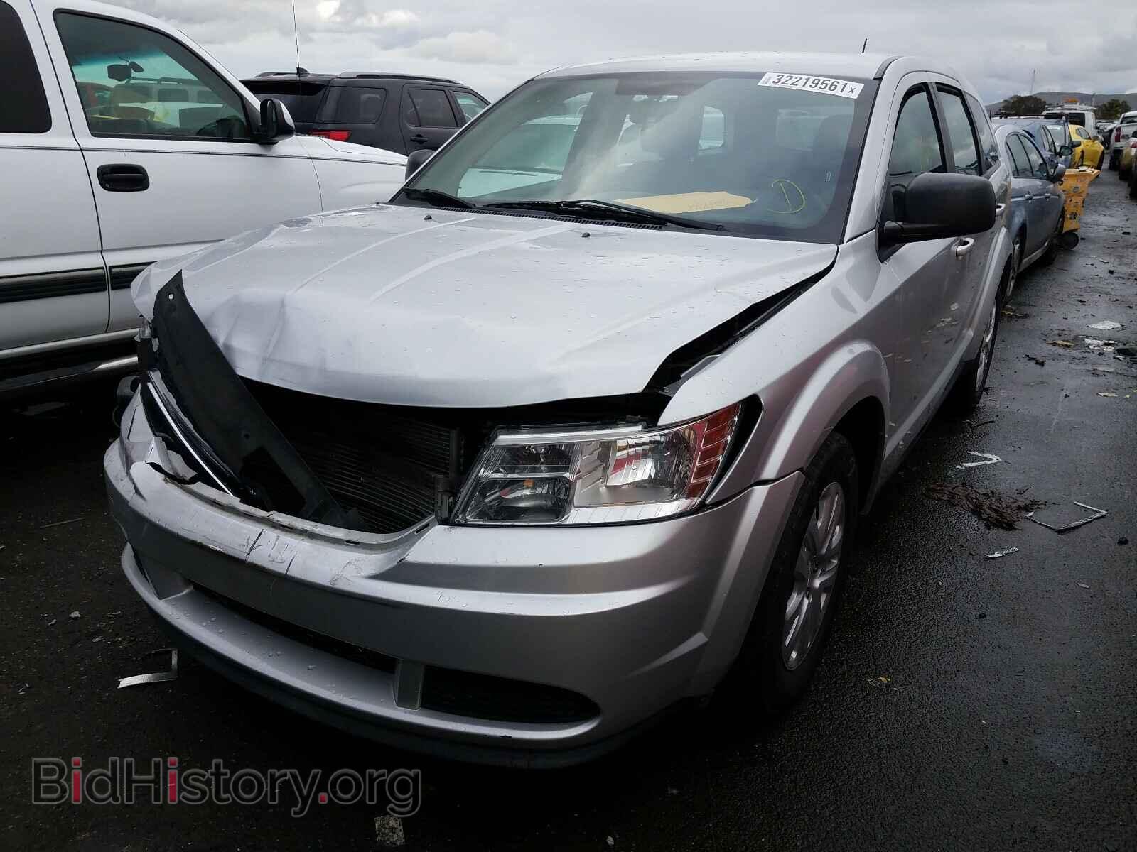 2014 DODGE JOURNEY - VIN: 3C4PDCAB6ET277136 - Фото 2