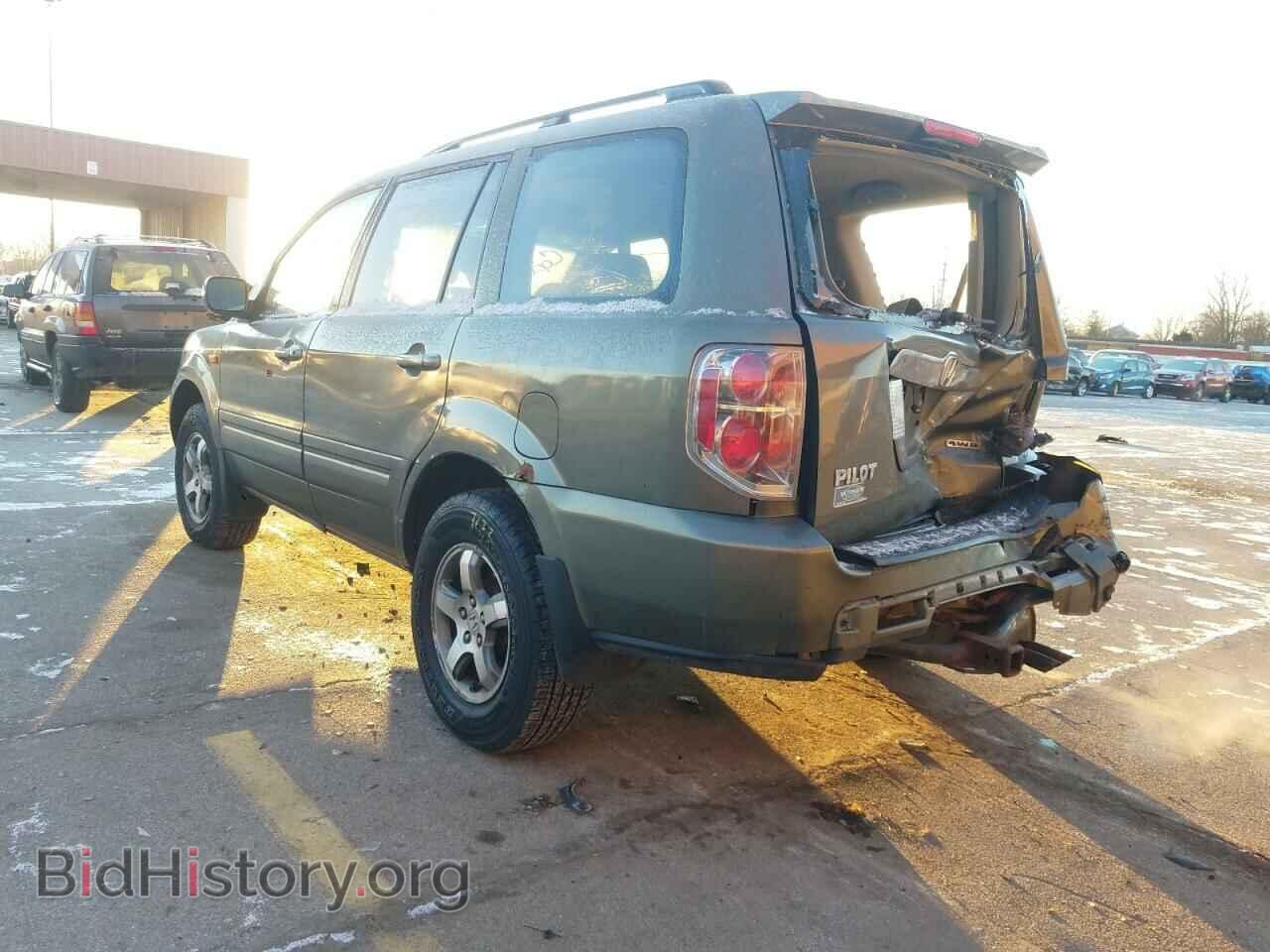 2007 HONDA PILOT - VIN: 2HKYF18577H520619 - Фото 3