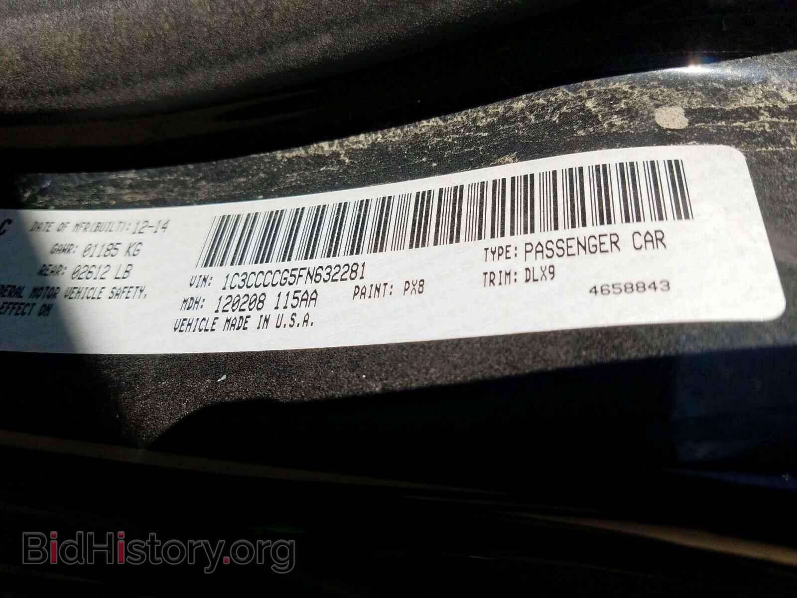 2015 CHRYSLER 200 - VIN: 1C3CCCCG5FN632281 - Photo 10