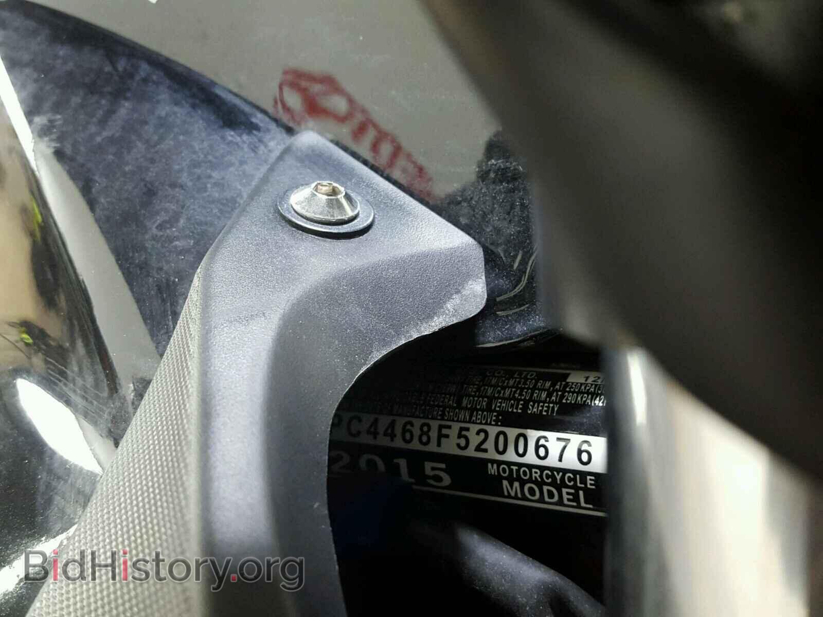 2015 HONDA CBR CYCLE - VIN: MLHPC4468F5200676 - Фото 19