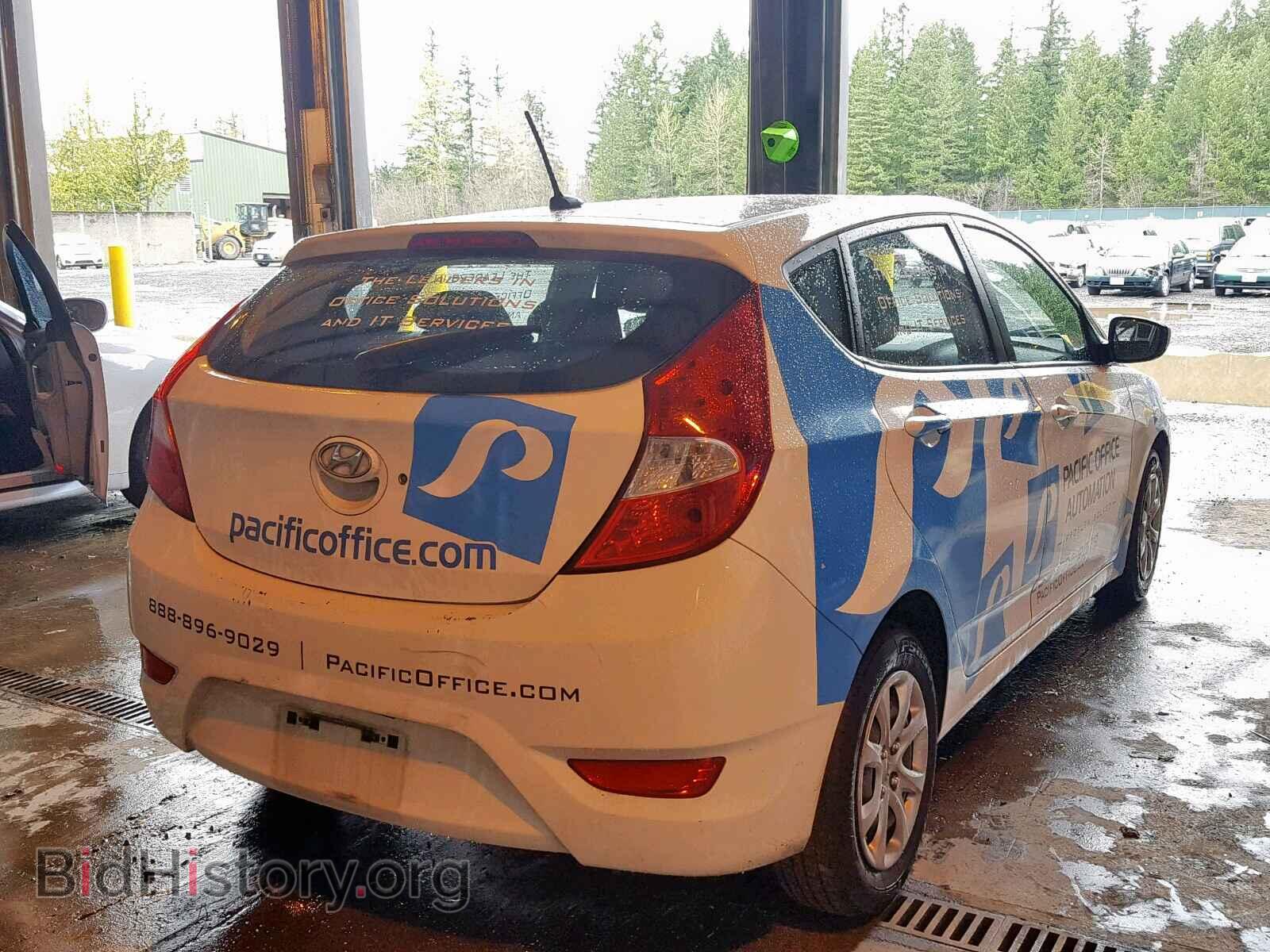 2014 HYUNDAI ACCENT - VIN: KMHCT5AE1EU188311 - Фото 4