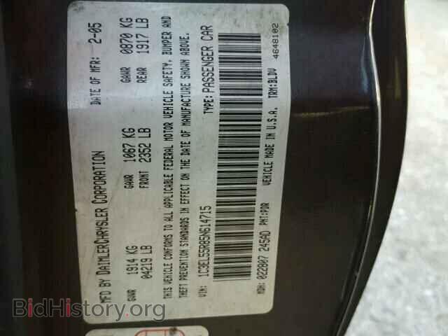 2005 CHRYSLER SEBRING - VIN: 1C3EL55R85N614715 - Фото 10