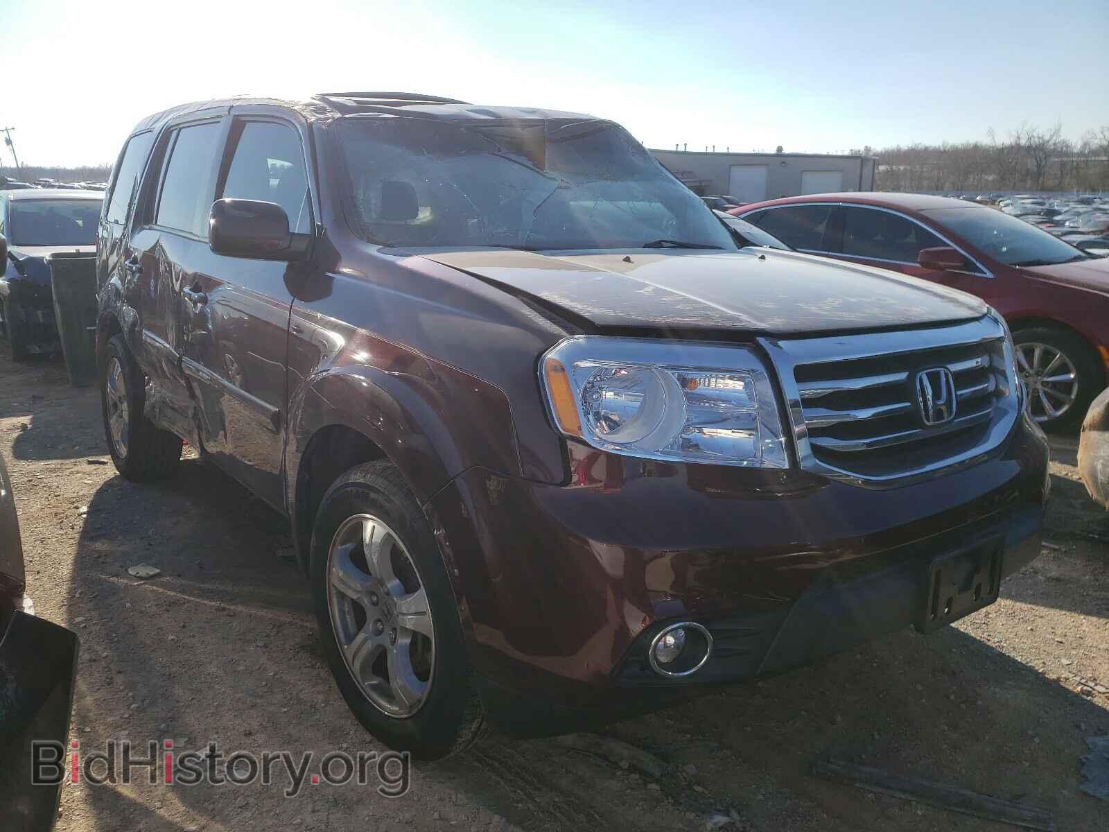 Photo 5FNYF3H68CB010227 - HONDA PILOT 2012