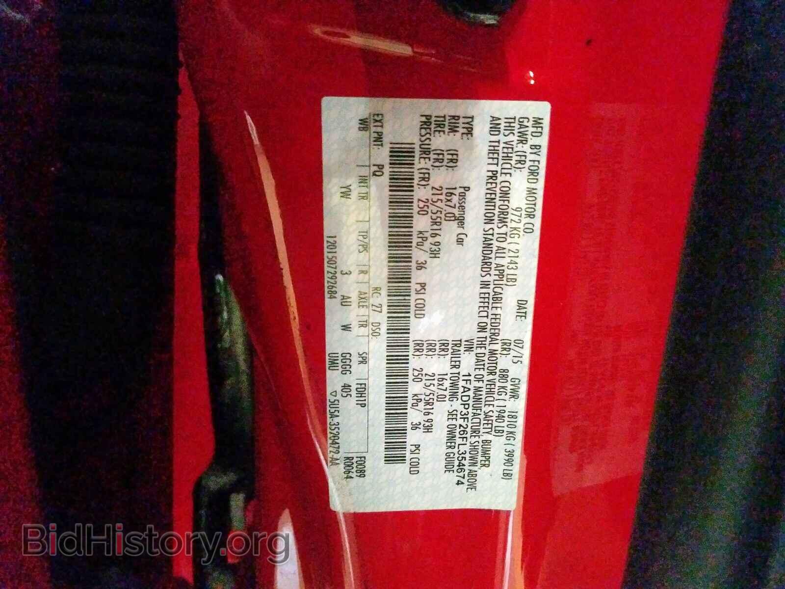 2015 FORD FOCUS - VIN: 1FADP3F26FL354674 - Фото 10