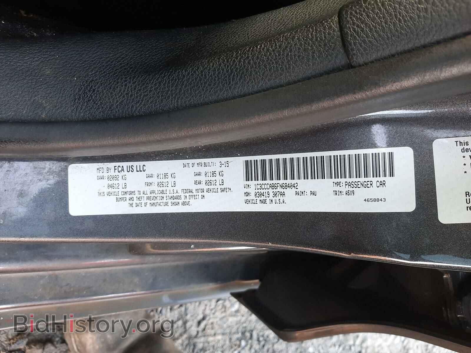 2015 CHRYSLER 200 - VIN: 1C3CCCAB6FN684042 - Photo 10