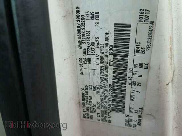 2000 FORD ECONOLINE - VIN: 1FTNE24L3YHB50639 - Photo 10