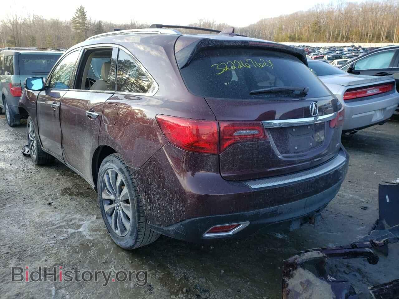2014 ACURA MDX - VIN: 5FRYD4H40EB017832 - Фото 3