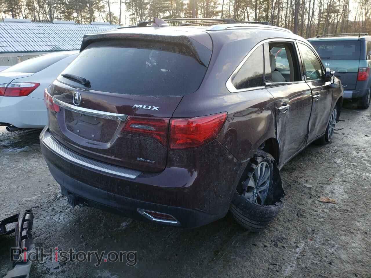 2014 ACURA MDX - VIN: 5FRYD4H40EB017832 - Фото 4