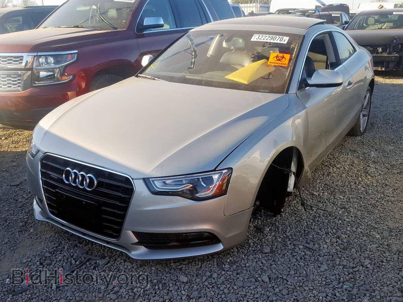 2013 AUDI A5 - VIN: WAURFAFR5DA043585 - Фото 2