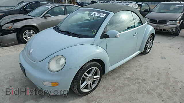2005 VOLKSWAGEN BEETLE - VIN: 3VWCD31Y95M307899 - Фото 2