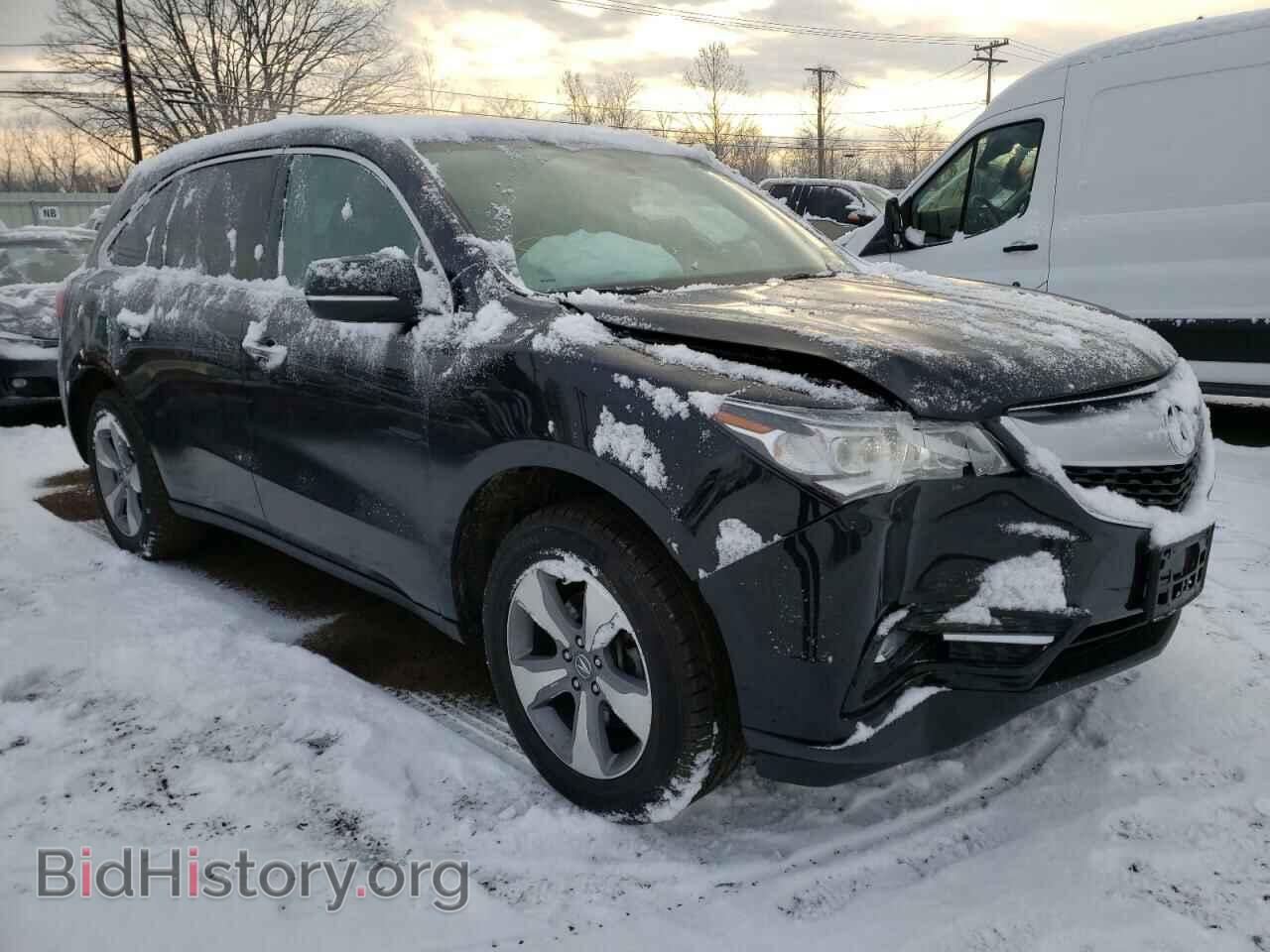 Фотография 5FRYD4H20GB062495 - ACURA MDX 2016