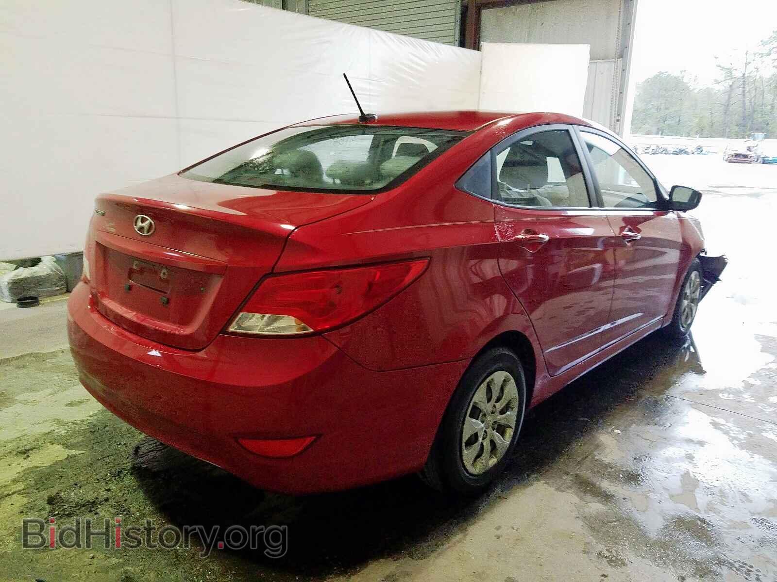 2016 HYUNDAI ACCENT - VIN: KMHCT4AE7GU124397 - Фото 4