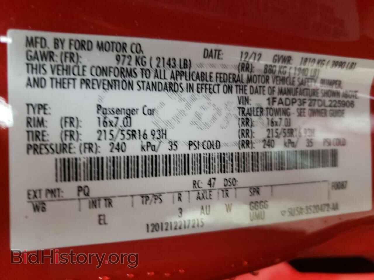 2013 FORD FOCUS - VIN: 1FADP3F27DL225906 - Photo 10