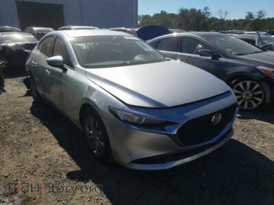 2020 Mazda 3, silver — VIN 3MZBPABL0LM139688, Copart