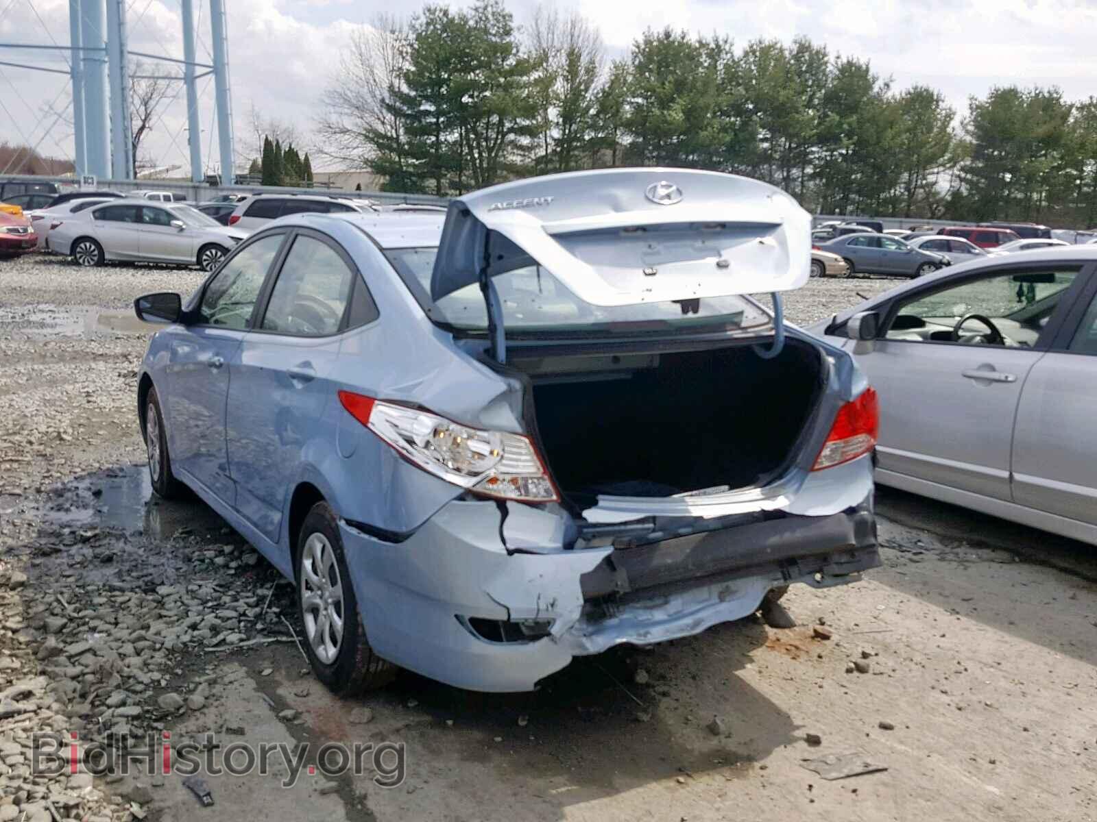2014 HYUNDAI ACCENT - VIN: KMHCT4AE5EU692046 - Фото 3