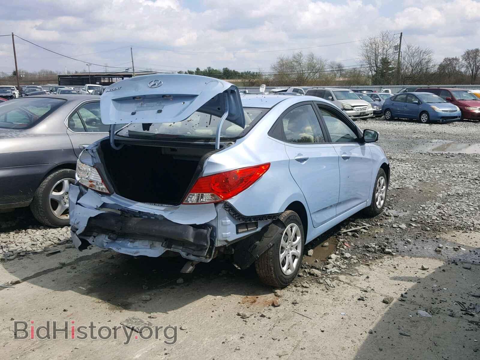2014 HYUNDAI ACCENT - VIN: KMHCT4AE5EU692046 - Фото 4