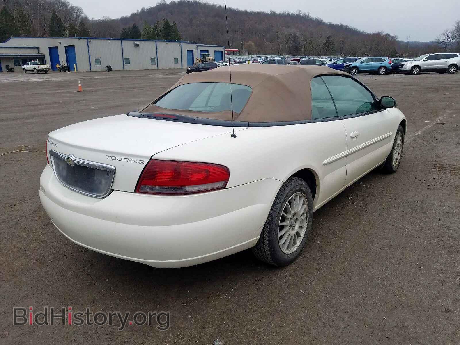 2004 CHRYSLER SEBRING - VIN: 1C3EL55R34N264957 - Фото 4