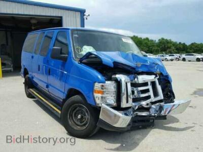 2014 Ford ECONOLINE, blue — VIN 1FMNE3BL8EDA61592, Copart