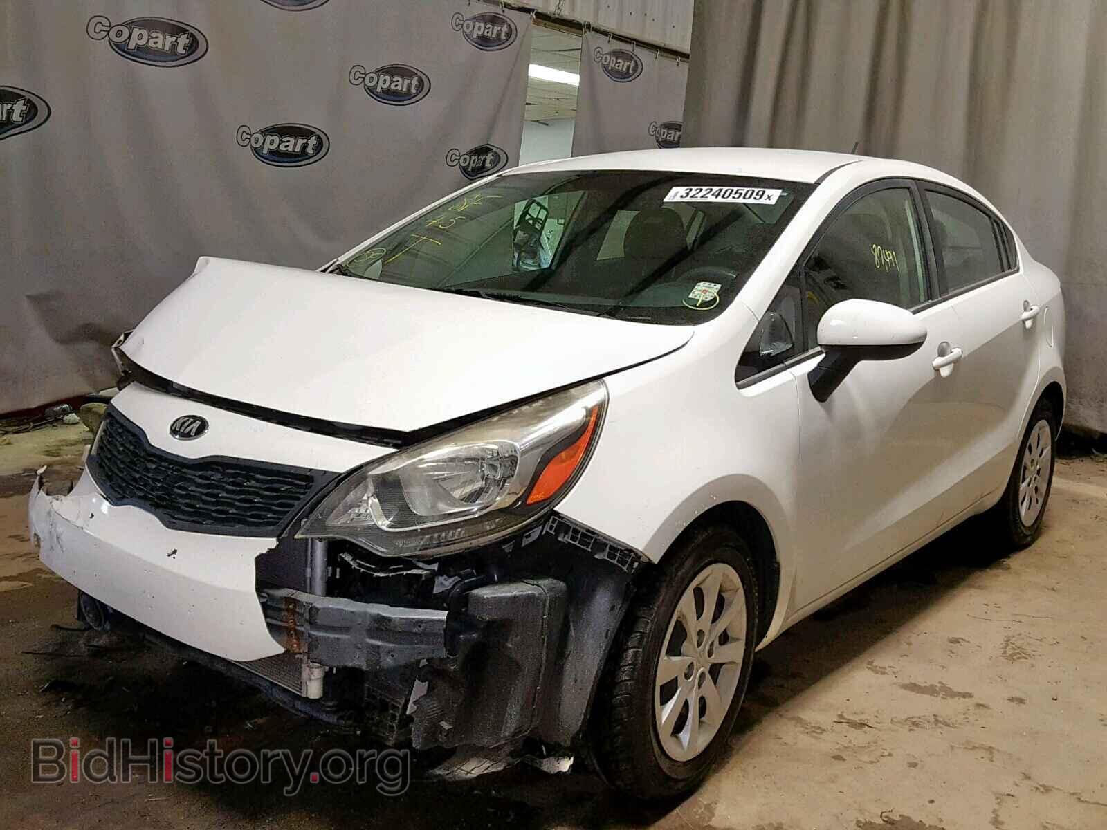 2014 KIA RIO - VIN: KNADM4A30E6362983 - Фото 2