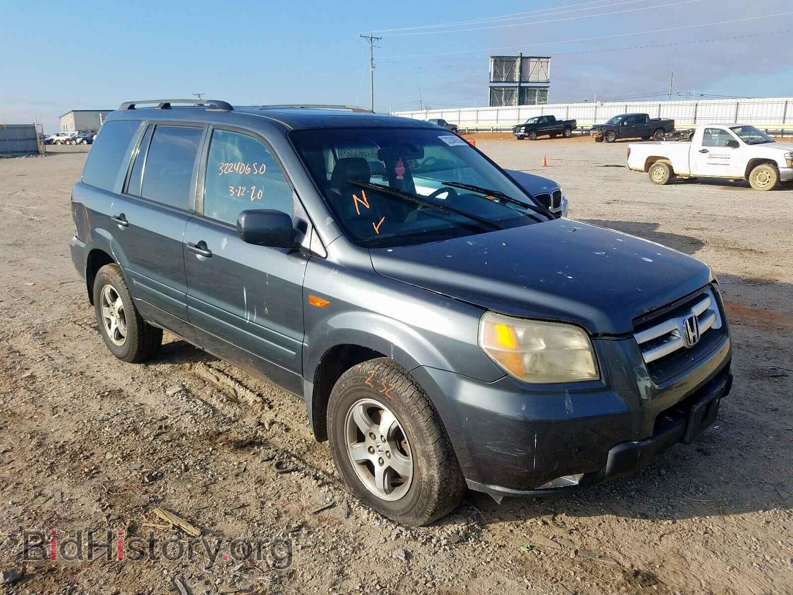Photo 5FNYF28596B017256 - HONDA PILOT 2006