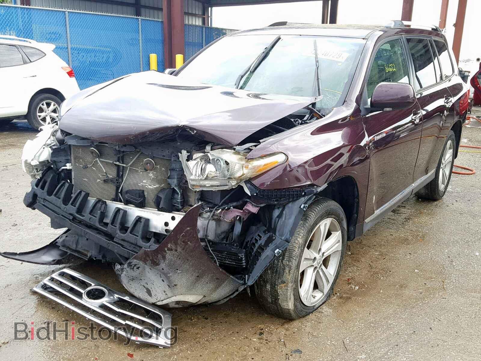 2012 TOYOTA HIGHLANDER - VIN: 5TDYK3EH1CS084702 - Фото 2