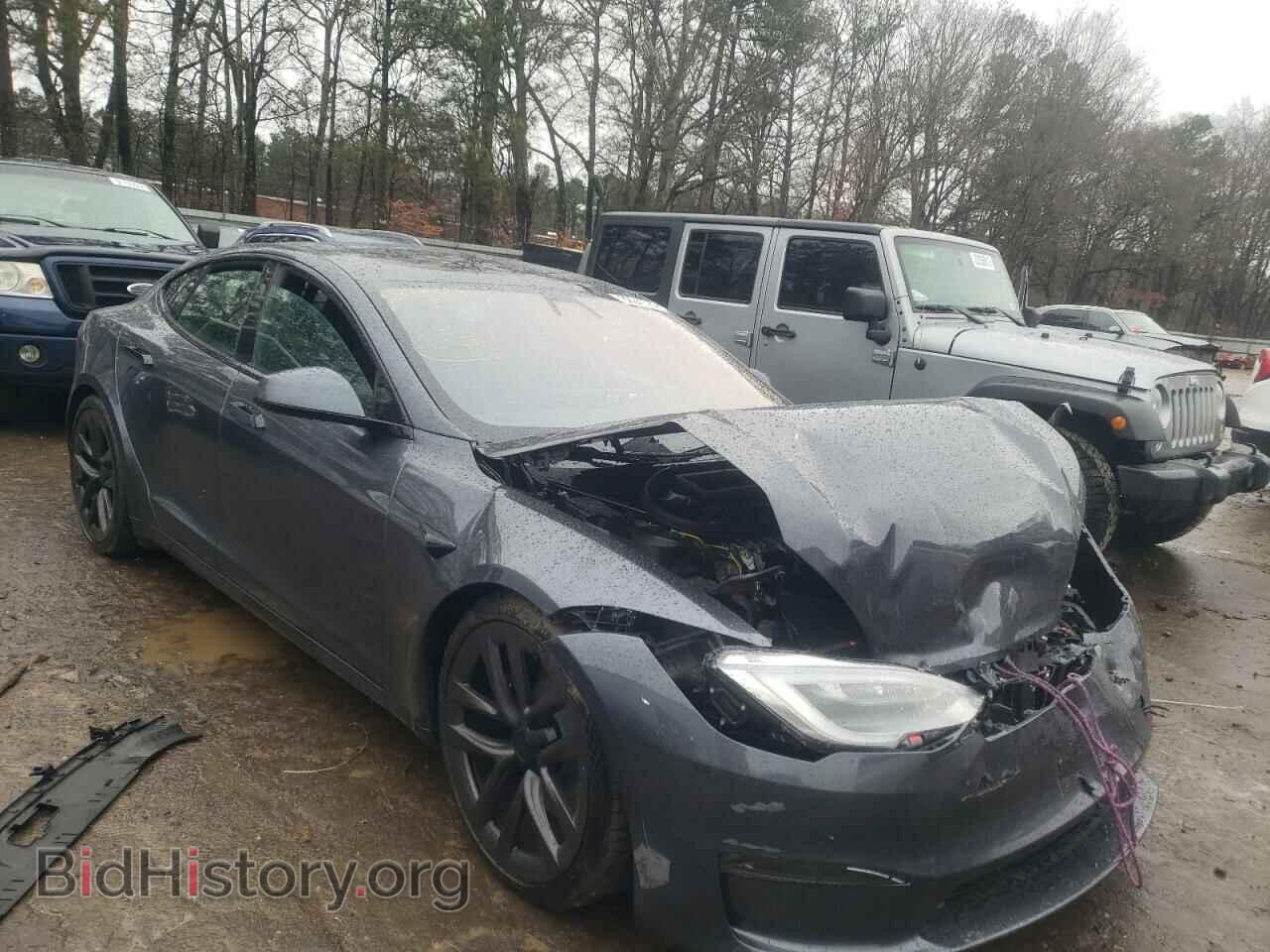 Photo 5YJSA1E67MF438823 - TESLA MODEL S 2021